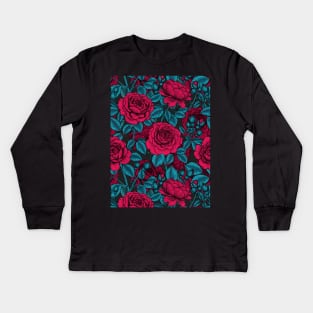 Roses Kids Long Sleeve T-Shirt